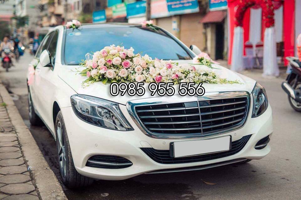 thuê xe cưới mercedes S400 2016 màu trắng