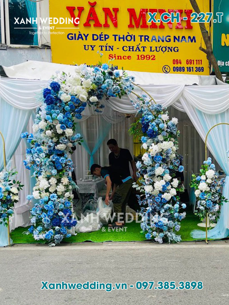Trang trí cổng hoa cưới đẹp